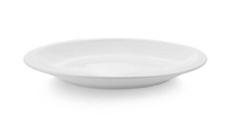 plate isolated on white background.の写真素材