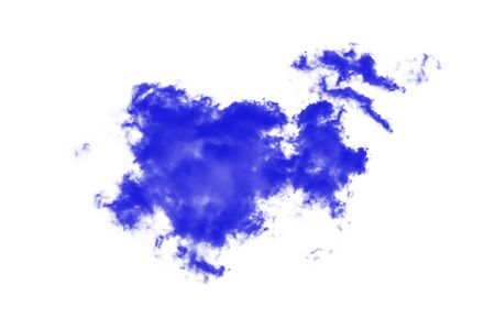 Blue clouds on black background.の写真素材