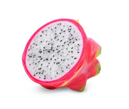 Dragon Fruit  on white backgroundの写真素材