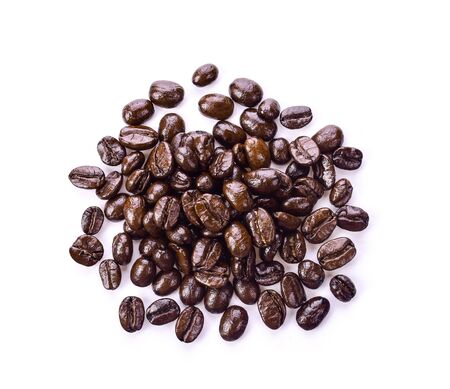 Coffee Beans on white background.の写真素材