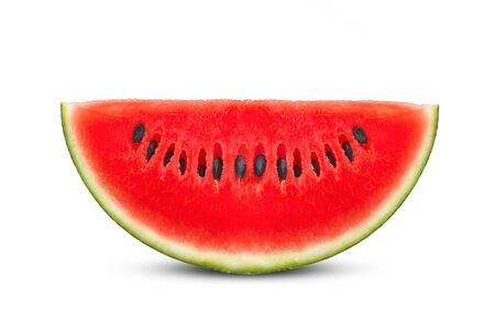 watermelon on white background.の写真素材