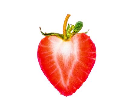 Strawberry isolated on white background.の写真素材