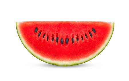 watermelon on white background.の写真素材