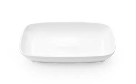 white plate on white background.の写真素材