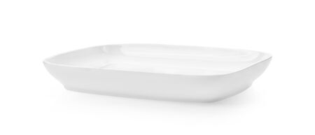 white plate on white background.の写真素材