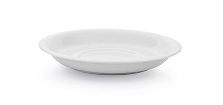 plate isolated on white background.の写真素材