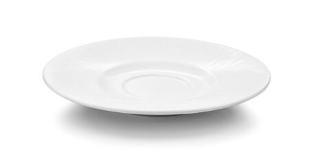 white plate on white background.の写真素材