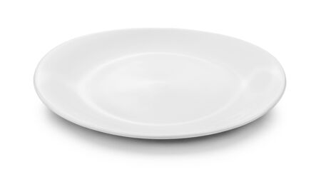 plate isolated on white background.の写真素材