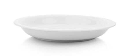 white ceramics bowl on white background.の写真素材