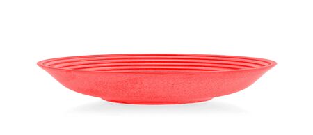 Ceramic bowl on white backgroundの写真素材