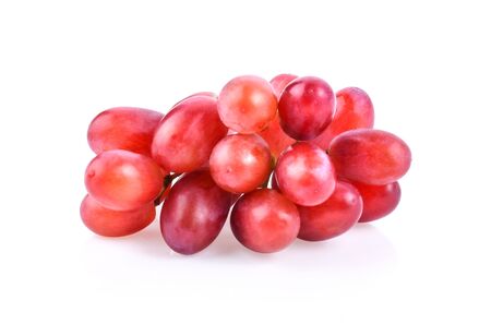 red grape on white background.の写真素材
