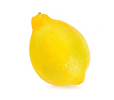 lemon fruit isolated on white background.の写真素材