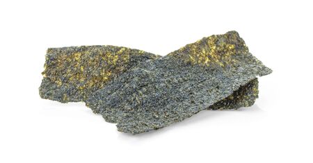 Dried seaweed isolated on the white background.の写真素材