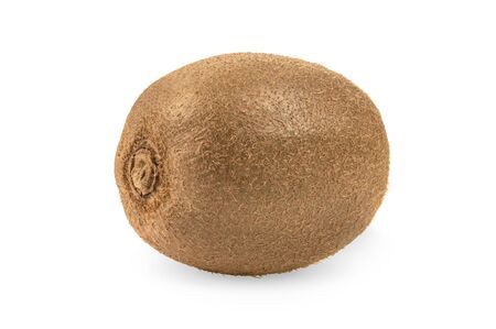 kiwi fruit isolated on white background.の写真素材