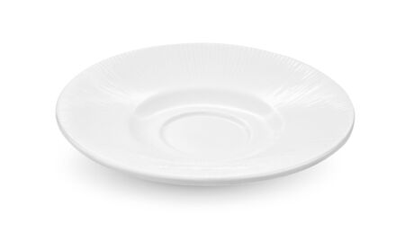 white plate on white background.の写真素材
