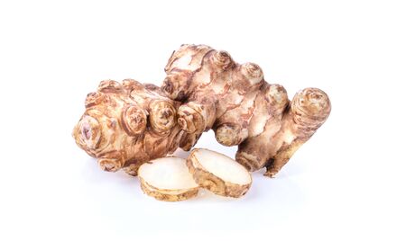 sunchoke isolated on the white background.の写真素材