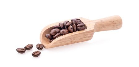 Coffee Beans on white background.の写真素材