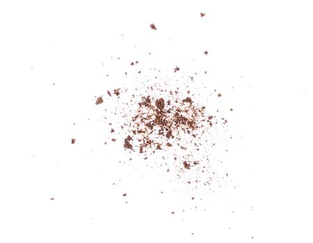 Coffee powder on white background.の写真素材