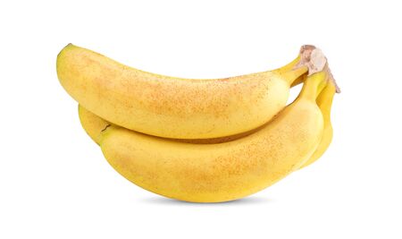 Bunch of bananas on white background.の写真素材