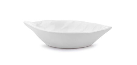 white plate ceramic on white background.の写真素材