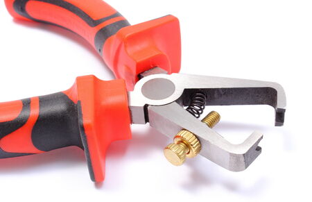 Closeup of insulation stripper