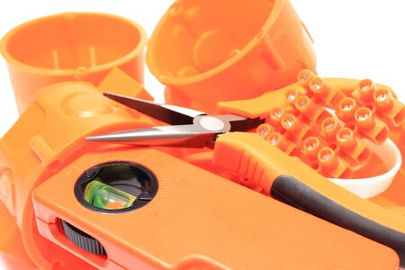 Electrical boxes and components for use in electrical installations, accessories for engineering...