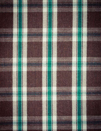 Vintage photo, Colorful checkered shirt as background texture, multicolored fabric as backdropの写真素材