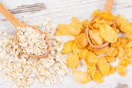 Healthy food containing carbohydrates, dietary fiber and minerals, concept of nutritious eating