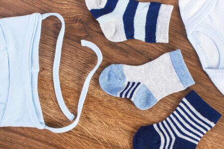 Baby clothing for newborn, expecting for kids and extending family concept