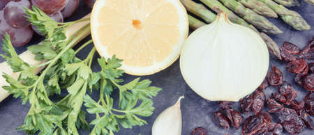 Natural food for healthy kidneys. Nutritious eating containing vitamins and minerals