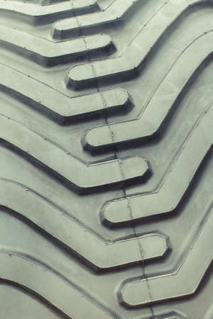 Black tire using in vehicle, tractor or other industrial and agricultural machine. Transportationの写真素材