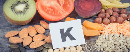 Healthy nutritious eating containing natural potassium, vitamin K, minerals and dietary fiber