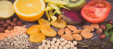 Nutritious various ingredients containing natural minerals and vitamin K