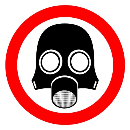 Signal indicating danger of poisonous gas のイラスト素材