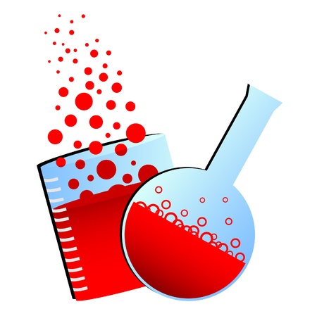 Drawing of a chemical mixture のイラスト素材