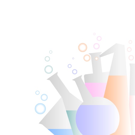 Design chemicals to put in the corner of a designのイラスト素材