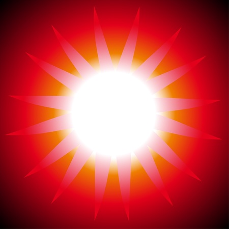 drawing a red light raysのイラスト素材