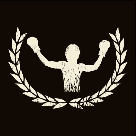 winning boxerのイラスト素材