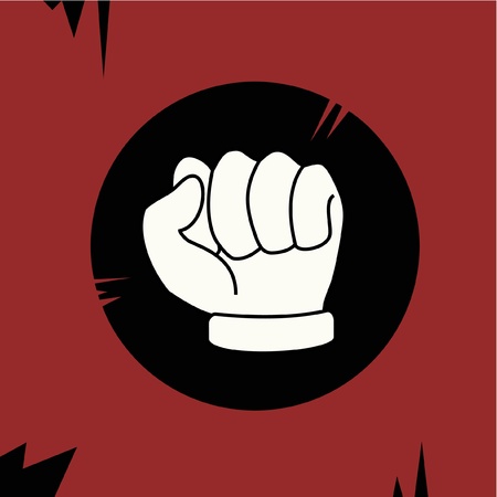 Design rebel fist のイラスト素材