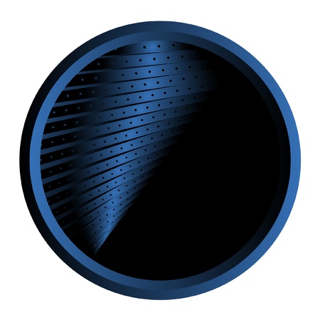 Circular symbol with abstract designのイラスト素材