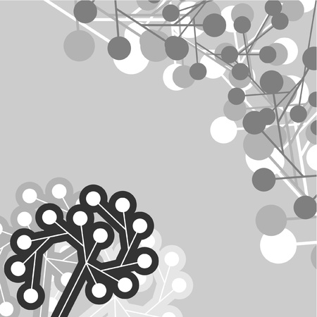 Gray and black creative design のイラスト素材