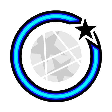 Creative circle iconのイラスト素材