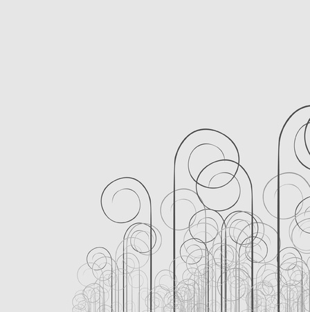 Gray background with innovative designのイラスト素材