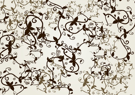 Elegant floral backgroundのイラスト素材