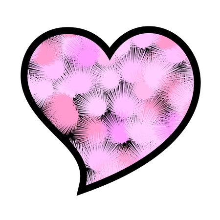 Pink loveのイラスト素材