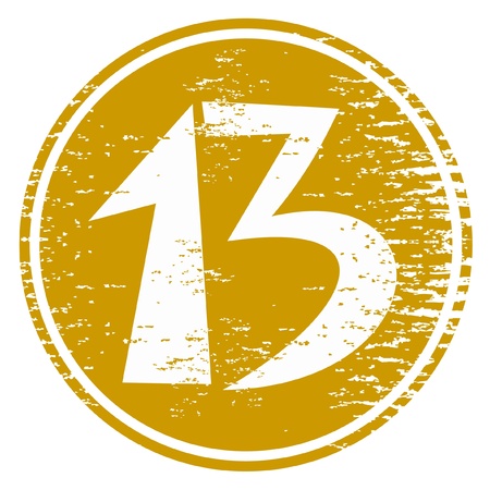 Thirteenth iconのイラスト素材