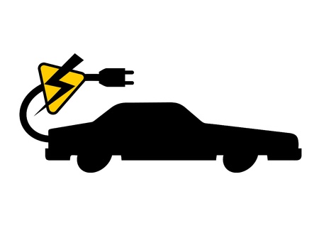 Electric vehicleのイラスト素材