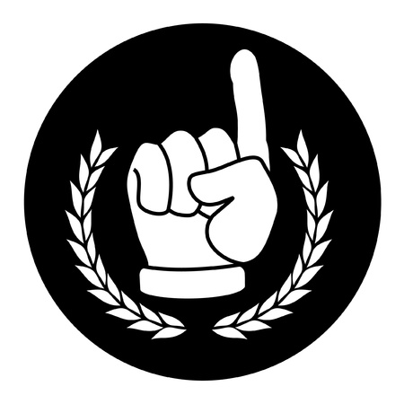 Celebrating a victoryのイラスト素材