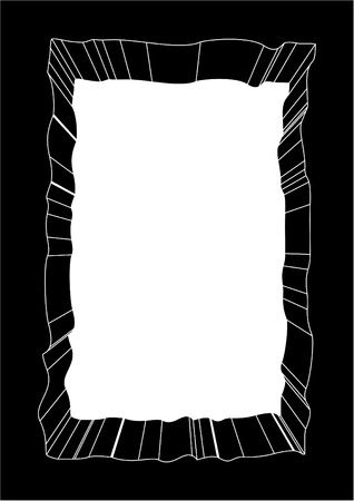 Creative black frameのイラスト素材