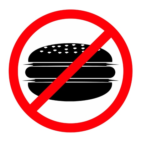 Burgers bannedのイラスト素材